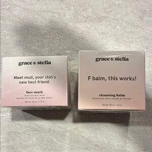 Grace & Stella Cream and Pink Makeup Collection